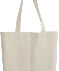 8oz Canvas Tote Bags with Long Handles