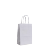 Mini White Paper Shopper Bag