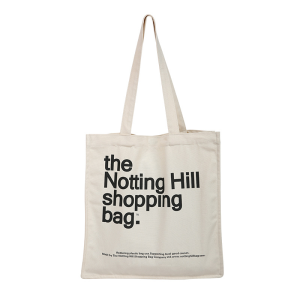 Durable Calico Cotton Tote Bag with Custom Logo Wholesale Dot Patterned Reinforced Handles for Beach and Weekend Trips