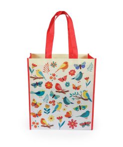 China Manufacturer's Reusable Laminated Non-Woven Shopping Bag with Printed Cartoon Pattern Handles