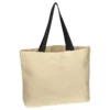 Borsa in tela di cotone naturale