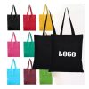 Custom Logo Shopping Reusable Large Capacity Cotton Canvas Tote Bag