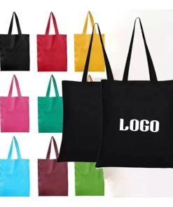 Custom Logo Shopping Reusable Large Capacity Cotton Canvas Tote Bag