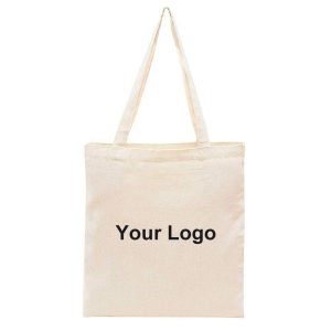 Hot Sale Eco Friendly Reusable Cotton Shopping Canvas Tote Bag with Custom Printed Logo