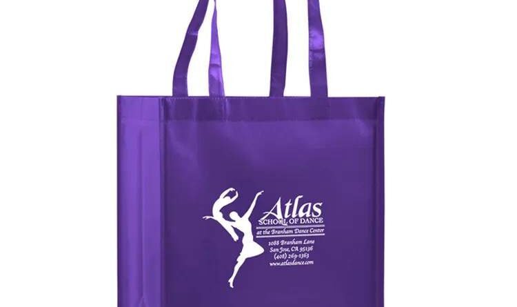 Gloss Laminated Shopper Tote & Grocery Shopper Tote-worldwide bags