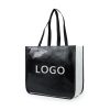 Customized New Style Tote Woven Shopping Bags Corner Non-Woven Laminated Reusable Feature Logo Printing PP Packaging