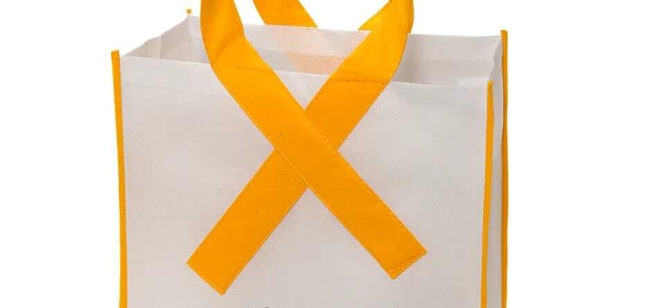 Awareness Ribbon Shopper & Grocery Shopper Tote-worldwide bags