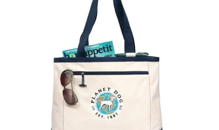 SELECT ZIPPERED TOTE-WORLDWIDE BAGS