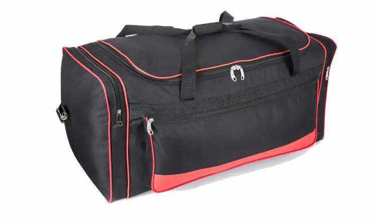 Deluxe Travel Duffel - Black & Sports Duffel Bag-worldwide bags