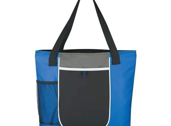 ZIPPERED FUN TOTE_BLUE-worldwide bags