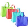 Non-Woven Tote Bag With Reinforced Metal Grommets Handle