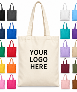 Mini Canvas Pouch Custom Logo Cotton Coin Purse Small Gift Bags Personalized Jewelry Packaging Recycled Canvas Bags Wholesale