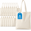 Canvas Beach Bag with Zipper and Pockets Custom Logo Cotton Tote Bag Large Capacity Waterproof Lining Shopping Bags Wholesale
