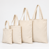 Bolso de lona de algodón natural, original, ecológico, barato, para la compra, con logo impreso personalizado, al por mayor, con pedido mínimo bajo