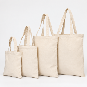 Low MOQ Wholesale Customized Print Logo Essential Pure Cheap Eco Friendly Carry Shopping Natural Original Cotton Canvas Tote Bag