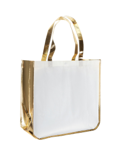 Metallic Matte Laminated Shopping Tote Bag