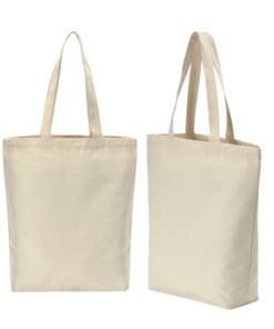 How does the durability of canvas compare to other materials when used in tote bags?