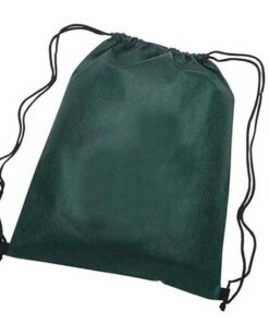 Does using non-woven drawstring bags reduce single-use plastic waste?