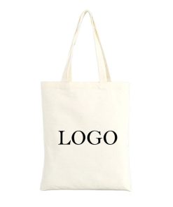 Custom Printed Logo Canvas Tote Bags Eco-Friendly Reusable Shoulder Sublimation Embroidery Plain Embroidery Cotton Canvas Tote