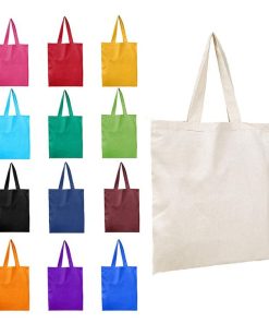 Cheap Custom Logo Large Cloth Plain Blank White Groceries Cotton Canvas Reusable Shopping Tote Bag