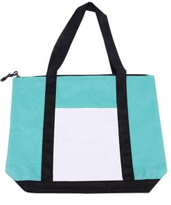 Durable Eco-Friendly Modern Portable Design Tote Bag Sublimation Canvas Zipper Women Mummy Blank Hand Babybags Diaper Bag