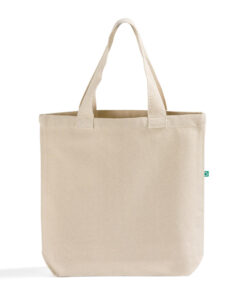 Sac à bandoulière en toile avec fond à soufflet