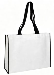 Customized Logo Printed Reusable Wholesale Non Woven Eco Bag With Long Handle
