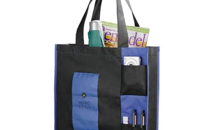 Grocery Tote & Non-Woven Tote With Pen Sleeves-worldwide bags