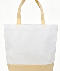 New Design Reusable Grocery Tote White Non Woven Bags With Custom Logo Printed