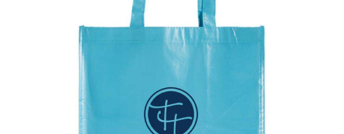 Shiny Laminated Polypropylene Island Tote & Tote Bag-worldwide bags