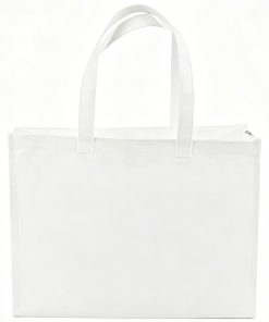 Wholesale Cheap Custom logo Good Quality High Capacity Durable White Non Woven Bag for Shopping