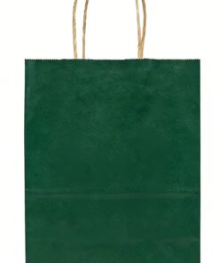 Matte Solid Tinted Kraft Einkaufstasche