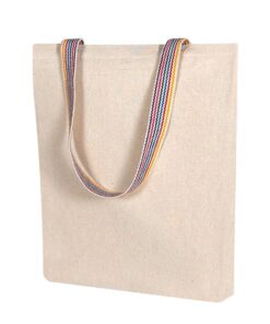 Rainbow Recycled Cotton Convention Tote Bag