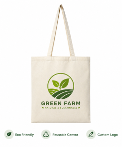 Customized Logo Cotton Christmas Tote Bags New Design Eco-Friendly Cartoon Pattern Long Rope Handle Souvenir Party Gifts