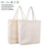 High Quality Eco Friendly Reusable Cotton Canvas Tote Bag Durable Blank Plain Cotton Shopping Tote Bag with Custom Logo Printed