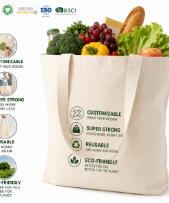 Tote Bag Factory Custom Wholesale Reusable Canvas Cotton Bags for Shopping