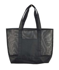 Shoulder Bag Grocery Storage Bag Large Mesh Women Beach Tote Bag for Family Beach Holiday Organizer