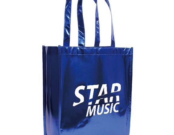 Metallic Laminated Custom Tote Bag & Laminated Bag-worldwide bags