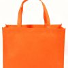 Customized Reusable Grocery Bags Non Woven Tote Nonwoven Shopping Bag