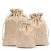 Custom Cheap Small Promotion Waterproof Velvet Gift Bags White Jute Drawstring Bag Zipper Pocket Packaging