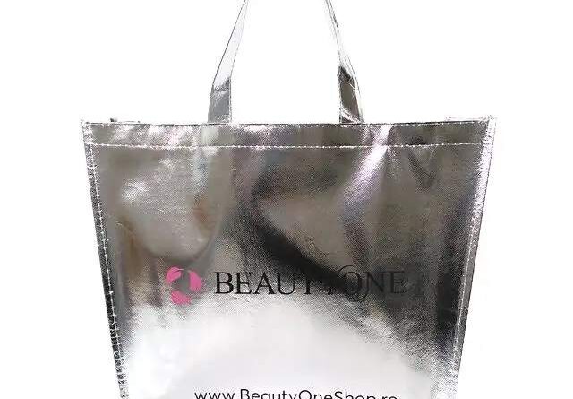 Metallic Fashion Logo Tote Bag & Promotional Tote Bag-worldwide bags