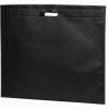 New Product Die Cut Handles Custom Logo Shopping Reusable Eco-Friendly Durable Non Woven Black Bag