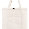 Personalized Custom Logo Reusable Canvas Tote Bag Letter Pattern Extra Large Capacity Zipper Closure Shopping Bag for Women