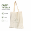 Assorted Colors Custom Design Cotton Canvas Tote Bag Sustainable Lightweight Reusable Canvas Shopping Bag for Promotion