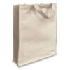 Eco-Friendly Heavyweight Cotton Canvas Tote Bag Shopper Short Handles