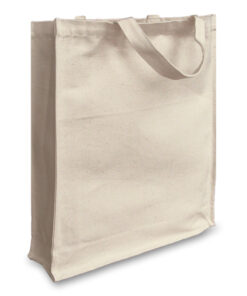 Eco-Friendly Heavyweight Cotton Canvas Tote Bag Shopper Short Handles