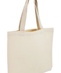 8oz Small 12″ Natural Canvas Tote Bag
