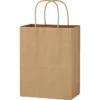 borsa della spesa promozionale in carta kraft marrone
