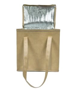 Wholesale Foldable Tote Insulated Non Woven Lunch Cooler Bag for Food