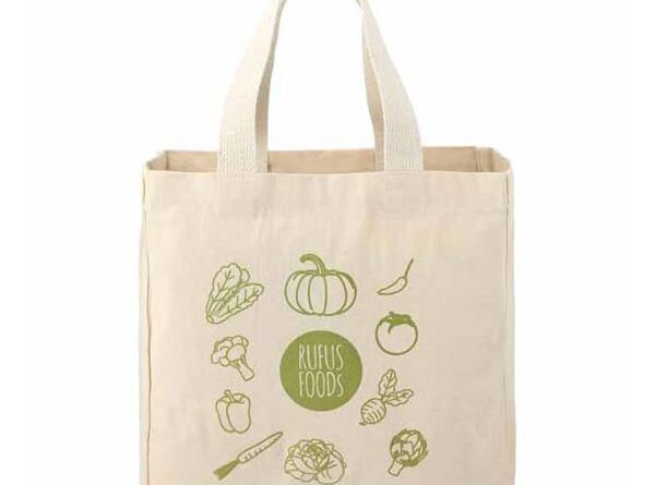 Wholesale Promotional Cotton Canvas Grocery Tote-worldwide bags